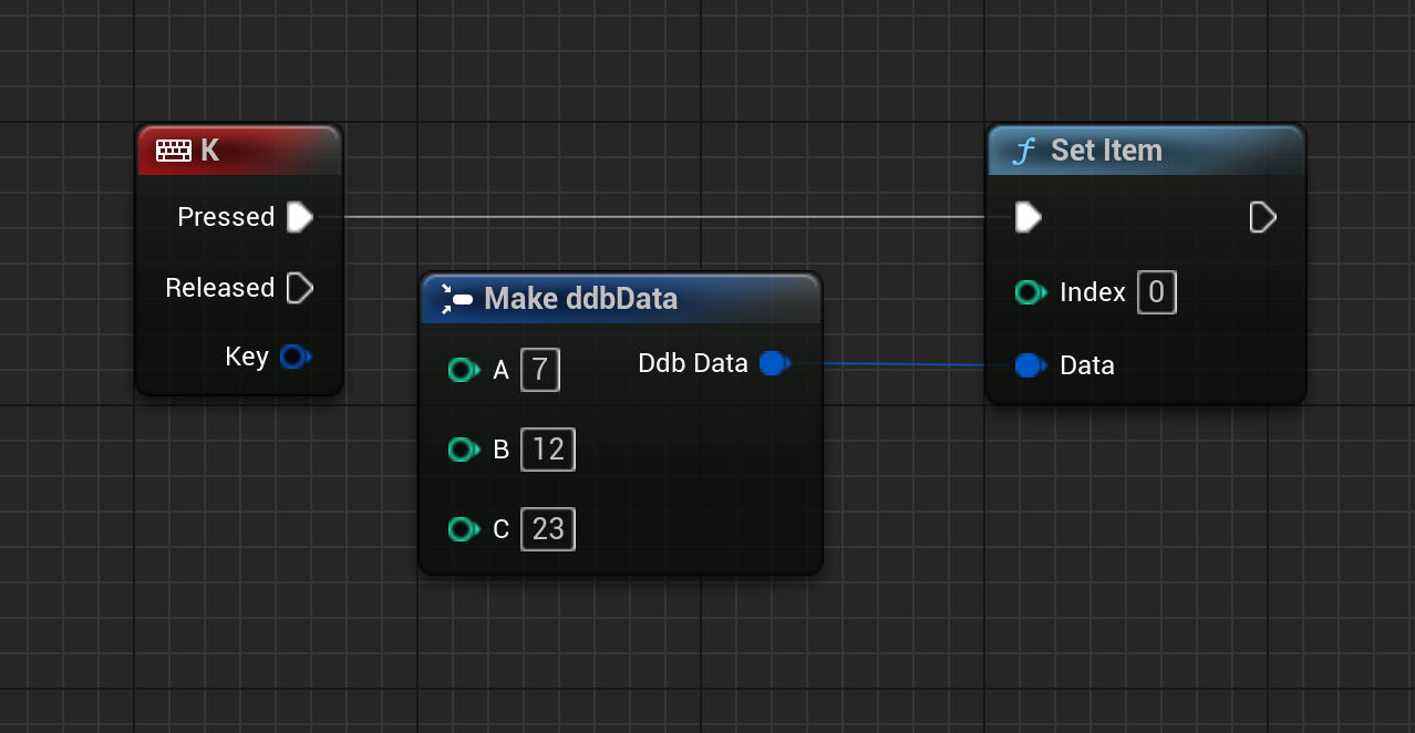 The debugging functions in blueprint